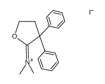 (dihydro-3,3-diphenyl-(3H)-furan-2-ylidene)dimethylammonium iodide picture