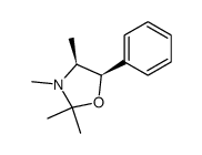 (4S)-2,2,3,4r-tetramethyl-5c-phenyl-oxazolidine Structure