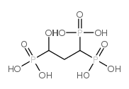 (3-hydroxypropan-1-yl-3-ylidene)trisphosphonic acid Structure