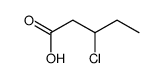 3-chloropentanoic acid Structure