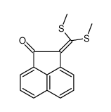 2-[bis(methylsulfanyl)methylidene]acenaphthylen-1-one Structure