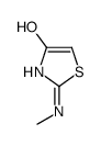 4-Thiazolol,2-(methylamino)- Structure