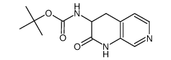 tert-butyl (2-oxo-1,2,3,4-tetrahydro-1,7-naphthyridine-3-yl)carbamate Structure