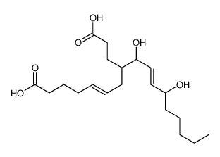 8-(1,4-dihydroxynon-2-enyl)undec-5-enedioic acid结构式