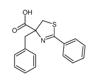 4-benzyl-2-phenyl-5H-1,3-thiazole-4-carboxylic acid Structure