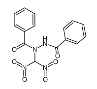 Benzoic acid N'-benzoyl-N'-dinitromethyl-hydrazide Structure