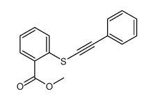 methyl 2-(2-phenylethynylsulfanyl)benzoate Structure