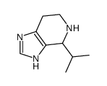 1H-Imidazo[4,5-c]pyridine,4,5,6,7-tetrahydro-4-(1-methylethyl)-(9CI)结构式