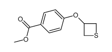 methyl 4-(thietan-3-yloxy)benzoate Structure