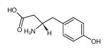 (S)-3-amino-4-(4-hydroxy-phenyl)-butyric acid structure