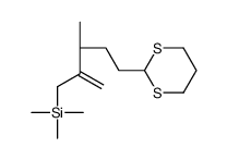 [(3S)-5-(1,3-dithian-2-yl)-3-methyl-2-methylidenepentyl]-trimethylsilane Structure