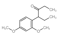 4-(2,4-dimethoxyphenyl)hexan-3-one Structure