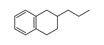 2-n-propyltetralin Structure