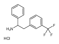 1-phenyl-2-[3-(trifluoromethyl)phenyl]ethanamine,hydrochloride Structure