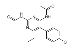 Diacetamidopyrimethamine结构式