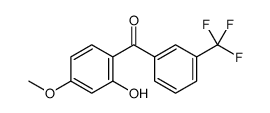 (2-hydroxy-4-methoxy-phenyl)-[3-(trifluoromethyl)phenyl]methanone结构式