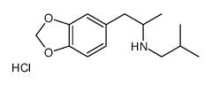 N-[1-(1,3-benzodioxol-5-yl)propan-2-yl]-2-methylpropan-1-amine,hydrochloride结构式