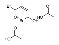 acetic acid,1,4-dibromobut-2-ene-1,4-diol Structure