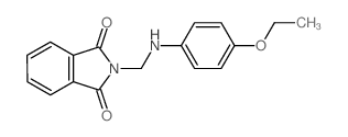 2-[[(4-ethoxyphenyl)amino]methyl]isoindole-1,3-dione structure