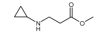 3-(环丙基氨基)丙酸甲酯结构式