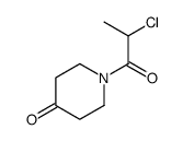 4-Piperidinone, 1-(2-chloro-1-oxopropyl)- (9CI) structure