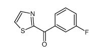 2-(3-FLUOROBENZOYL)THIAZOLE structure