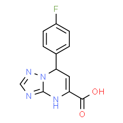 7-(4-fluorophenyl)-4,7-dihydro[1,2,4]triazolo[1,5-a]pyrimidine-5-carboxylic acid picture