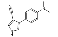 4-[4-(dimethylamino)phenyl]-1H-pyrrole-3-carbonitrile Structure