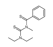 N-(diethylcarbamothioyl)-N-methylbenzenecarbothioamide结构式