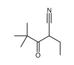 2-ethyl-4,4-dimethyl-3-oxopentanenitrile结构式