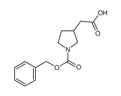 1-N-CBZ-PYRROLIDINE-3-ACETIC ACID Structure