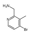 (4-bromo-3-methylpyridin-2-yl)methanamine Structure