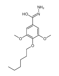 4-hexoxy-3,5-dimethoxybenzohydrazide Structure