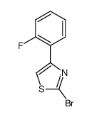 2-bromo-4-(2-fluorophenyl)thiazole Structure