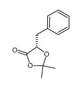 (5S)-5-benzyl-2,2-dimethyl-1,3-dioxolan-4-one Structure