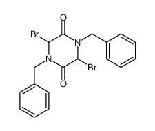 1,4-dibenzyl-3,6-dibromopiperazine-2,5-dione Structure