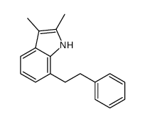 2,3-dimethyl-7-(2-phenylethyl)-1H-indole Structure