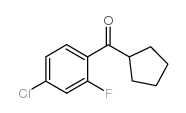 4-CHLORO-2-FLUOROPHENYL CYCLOPENTYL KETONE图片