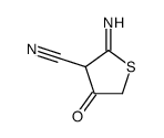 2-imino-4-oxothiolane-3-carbonitrile Structure