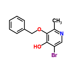 3-(Benzyloxy)-5-bromo-2-methyl-4-pyridinol Structure