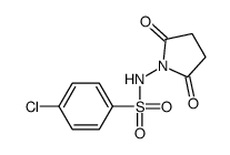 4-chloro-N-(2,5-dioxopyrrolidin-1-yl)benzenesulfonamide Structure