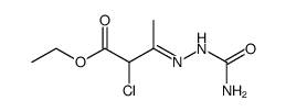 2-Chlor-acetessigsaeure-ethylester-semicarbazon Structure