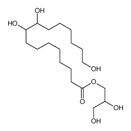 2,3-dihydroxypropyl 9,10,16-trihydroxyhexadecanoate Structure