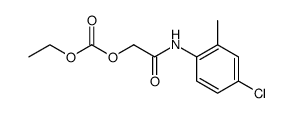 ethoxycarbonyloxy-acetic acid-(4-chloro-2-methyl-anilide) Structure