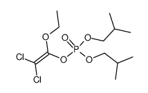 phosphoric acid-(1-ethoxy-2,2-dichloro-vinyl ester)-diisobutyl ester Structure