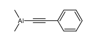 dimethyl aluminum phenylacetylide Structure