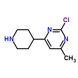 2-Chloro-4-methyl-6-piperidin-4-yl-pyrimidine picture