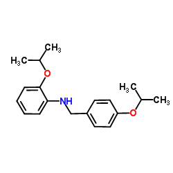 2-Isopropoxy-N-(4-isopropoxybenzyl)aniline结构式