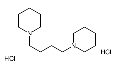 1-(4-piperidin-1-ylbutyl)piperidine,dihydrochloride Structure