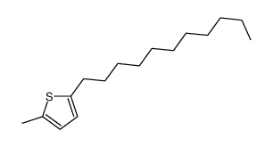 2-methyl-5-undecylthiophene Structure